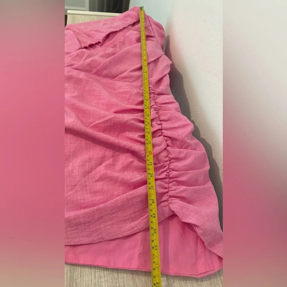 Atoir Perfect Places Cut Out Rouching Mini Dress Pink Party Cocktail NWT US 8 - Picture 5 of 11
